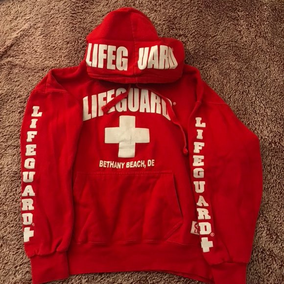 beach lifeguard hoodie